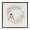 Stupell Industries Spring Bird on Flower Wreath Framed Giclee, design by Cady Driver